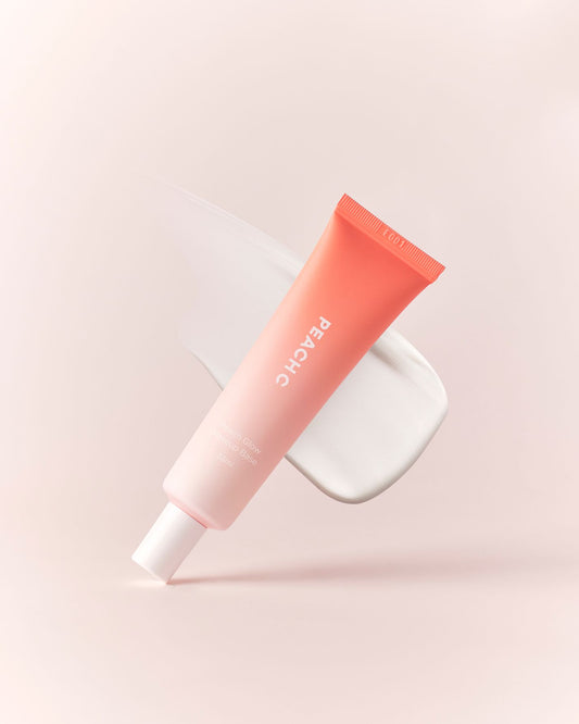 Natural peach glow makeup base لمعة زجاجية طبيعية